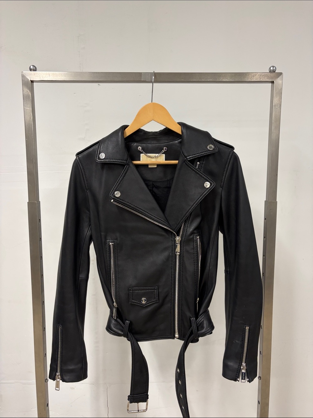 MICHAEL Michael Kors Black Leather Jacket